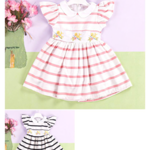 TODDLER GIRL FLUTTER SLEEVE  DRESS