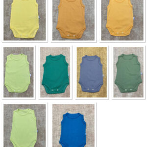 UNISEX INFANT/TODDLER SLEEVELESS  COTTON JUMPSUIT